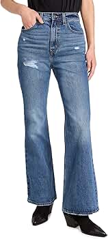 Levi's Women's 70s High Flare Jeans, Take It Out, Blue, 24